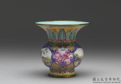 图片[3]-Copper spittoon with cloisonne enamel decor, Qing dynasty, Qianlong reign (1736-1795)-China Archive